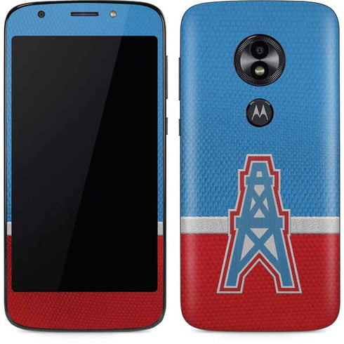 NFL Houston Oilers Vintage Moto E5 Play Skin